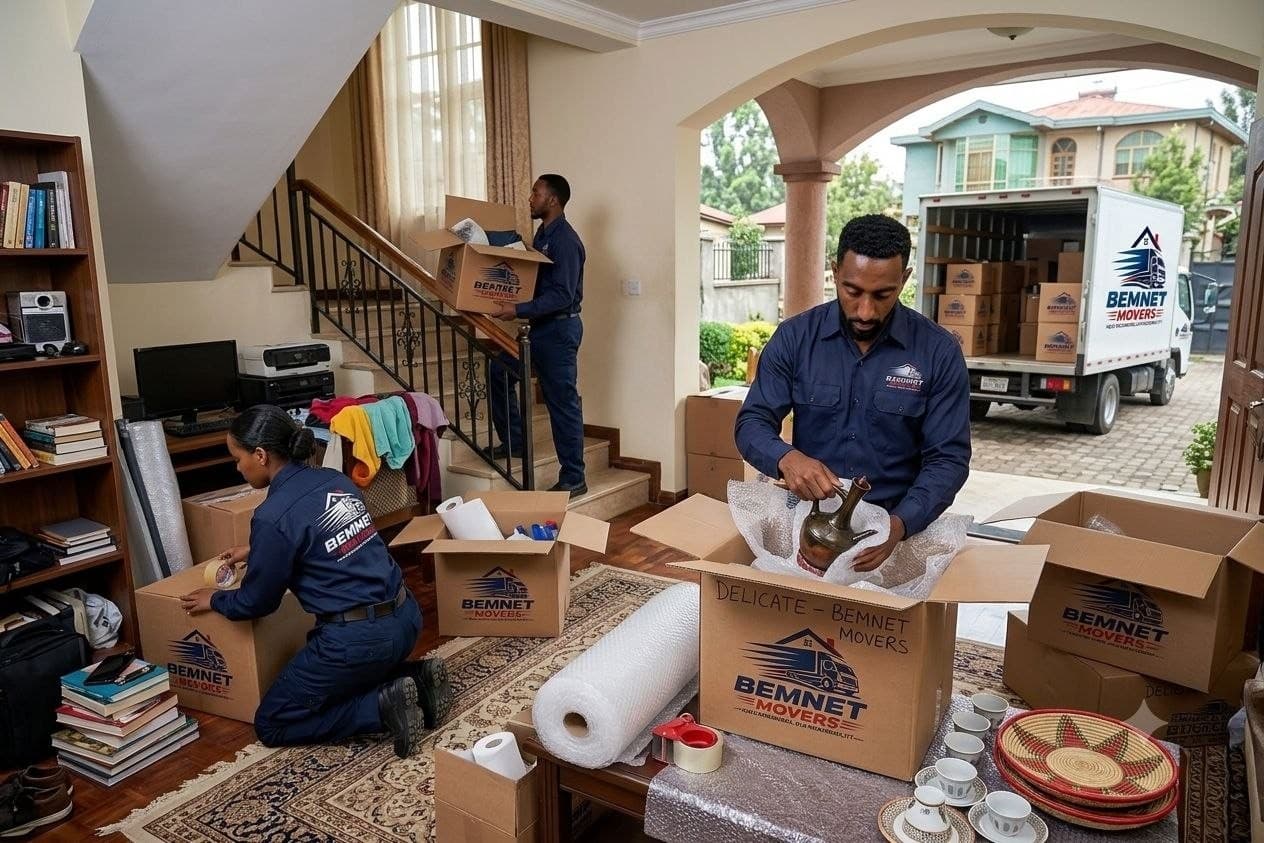 Loading Day — professional movers Addis Ababa, Bemnet Movers