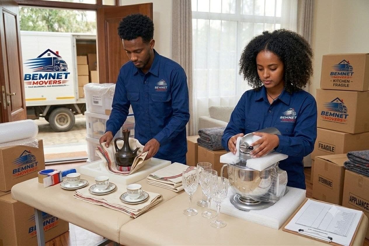 Packed & Ready to Go — professional movers Addis Ababa, Bemnet Movers